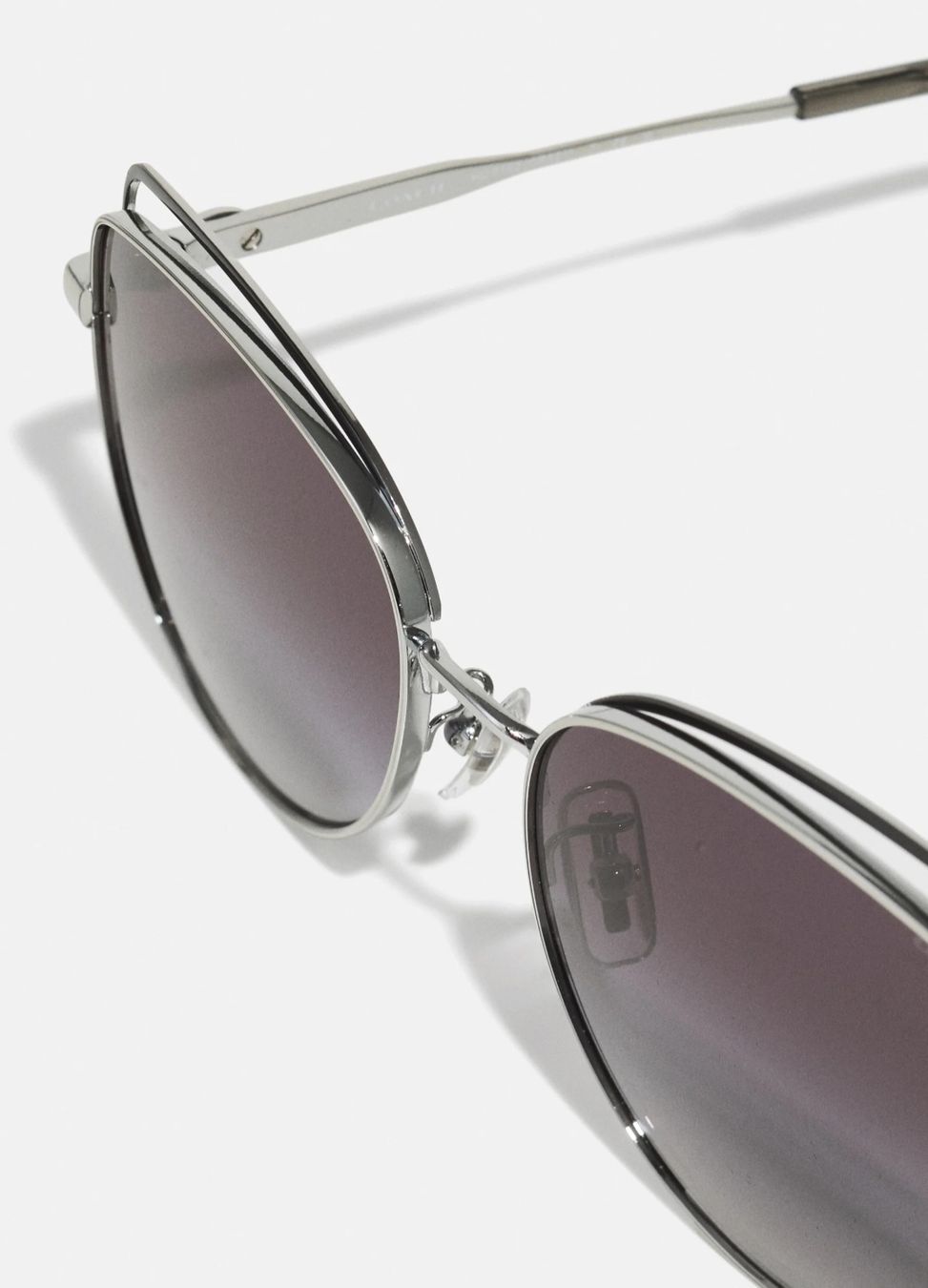 Coach Occhiali & Lenti: Coach Sonnenbrille - shiny silver /black/ grey – Nuovo e nell'imballaggio originale da Zürich venduto da ForeverLee 2