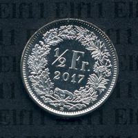 CHF___0.50 2017 stgl * nigelnagelneu! 50 Rappen