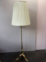 Stehlampe Messing mit Lampenschirm akzeptabler Zustand