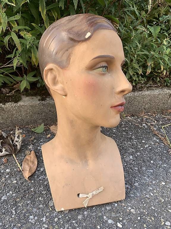 Skulpturen & Statuen: Ausdrucksstarke original Art Deco Büste – Gebraucht aus Rothrist von Oddymanliane 4