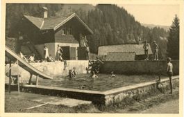 Montreux  VD  -   La Clairière  "Picine" Chamby   en 1 9 1 7