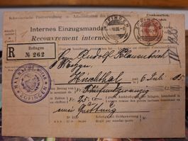 Stehende Helvetia Internes Einzugsmandant