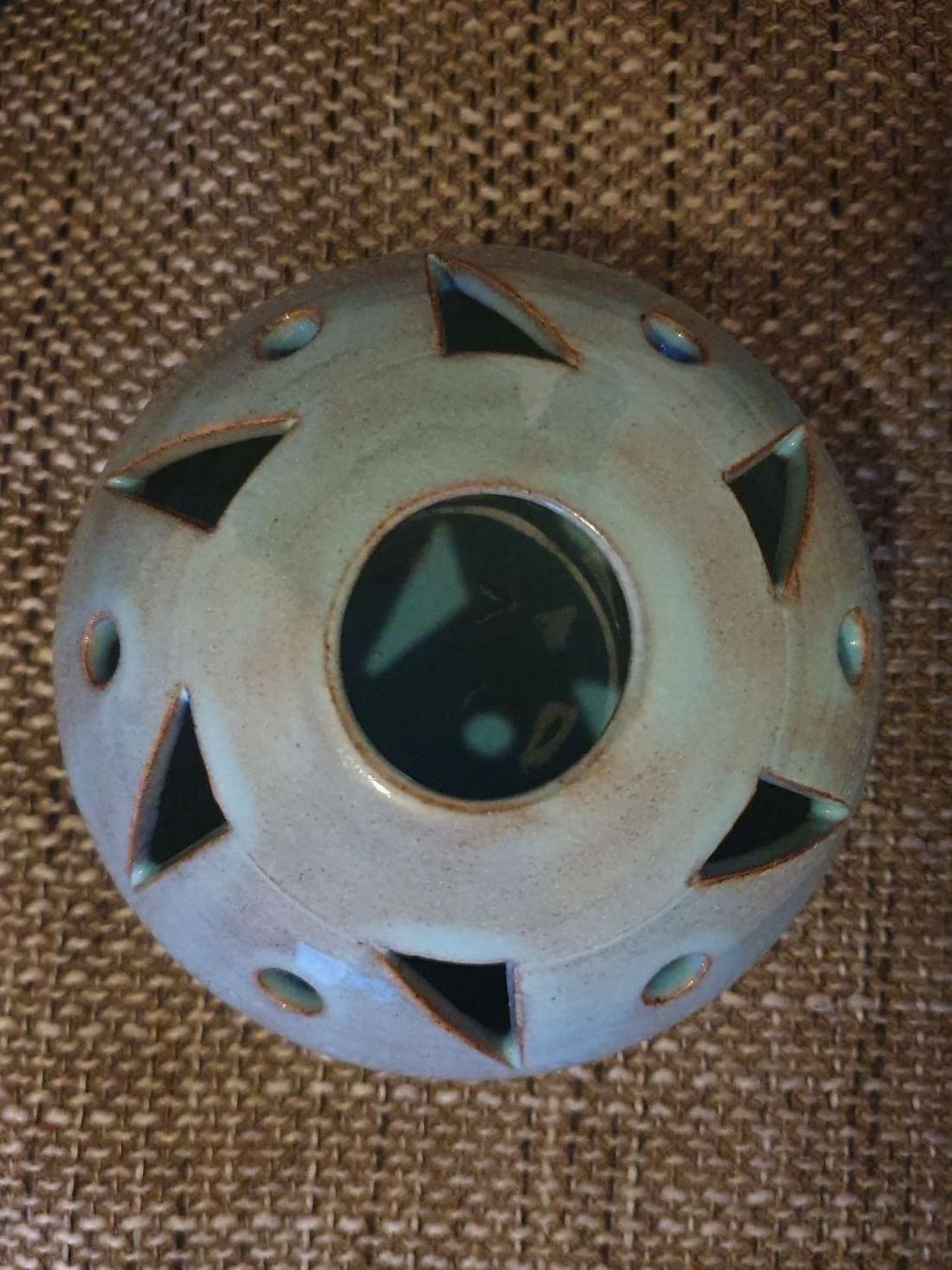 Vasen & Gefässe: Handgemachte Vase, bemalt – Gebraucht aus Langnau am Albis von jer_pm72 2