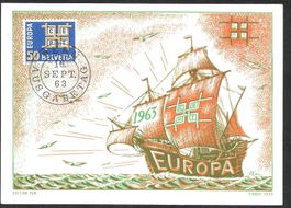 Maximumkarte Nr. 401 Europamarke ET 16.9.1963