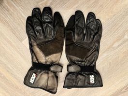 IXS Motorrad Handschuhe Leder Gr. 10 / L schwarz