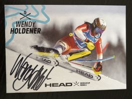 Signierte Autogrammkarte Wendy Holdener Ski Alpin