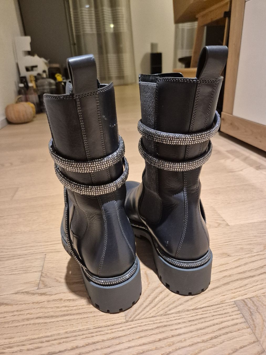 René Caovilla Scarpe da donna: Rene Caovilla Boots Dark Grey EU 37 – Nuovo (secondo la descrizione) da Spreitenbach venduto da Catticoooorn 1