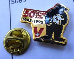Pin BÄR 50 JAHRE Ball  V Schweiz