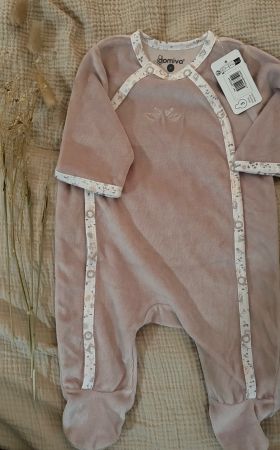 NEU Baby Mädchen 60 cm Domiva Pyjama Samt