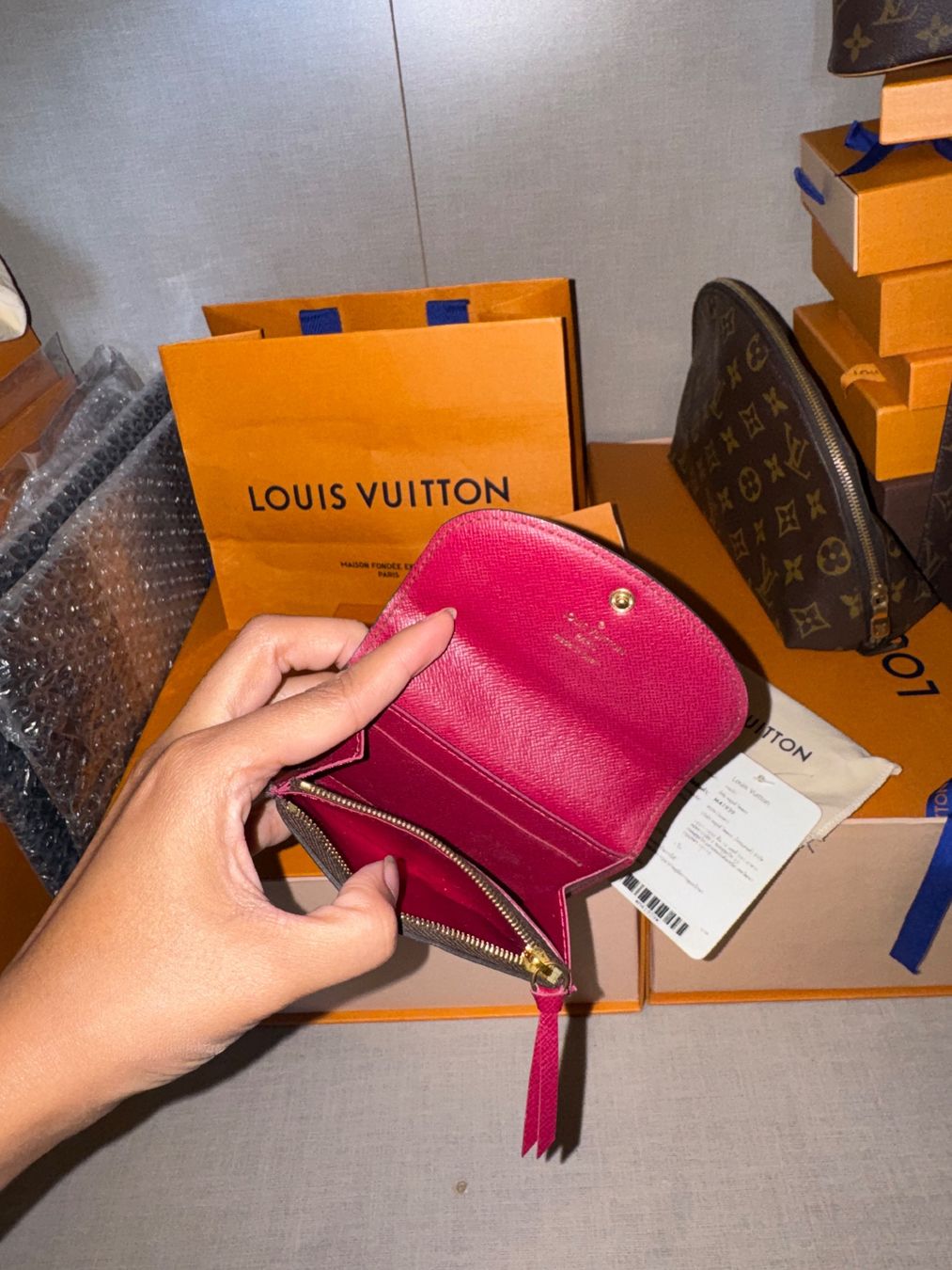 Louis Vuitton Portemonnaies: Louis Vuitton rosalie wallet Y2019 – D'occasion à Widnau par Pukpan_99 4