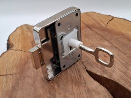 1 Möbel Schloss «HEUSSER» mit Schlüssel, DM4cm (3861#MBS3)