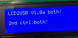 Displaytech 404B / 4x40 Backlight Blau mit LCD Smartie USB