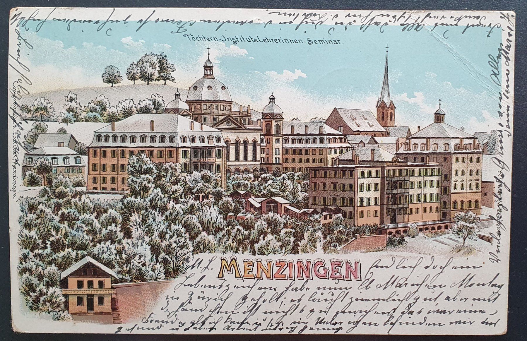 Cartoline postali: Menzingen 1901 – Usato da Kreuzlingen venduto da Rschweiz1
