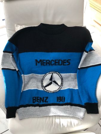 Pullover Mercedes Benz 190, Unikat, Vintage