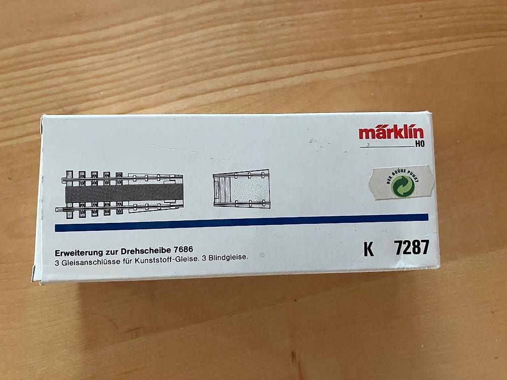 Märklin Modellini di ferrovie: 6 K- Gleisanschlüsse zu Drehscheibe – Nuovo e nell'imballaggio originale da Mont Tramelan venduto da Oktober1958