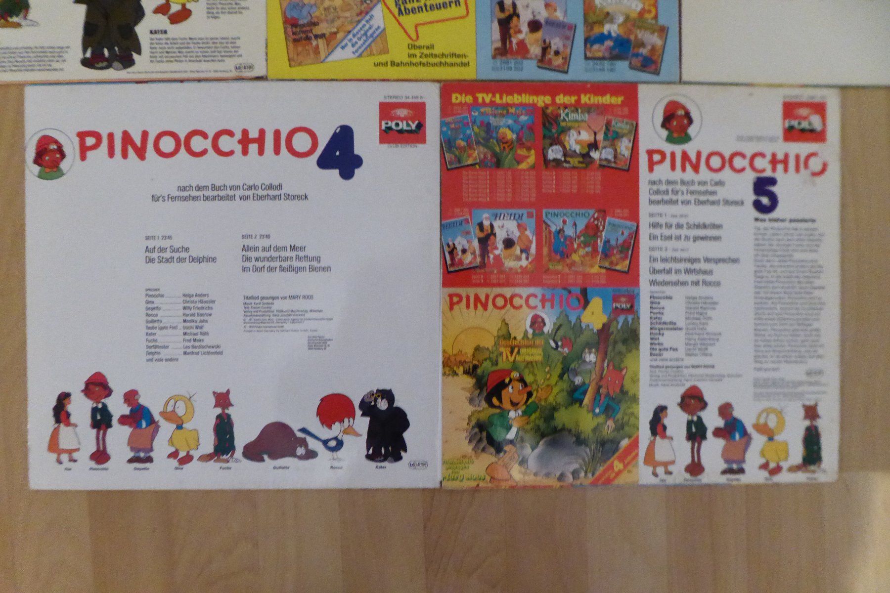 Dischi in vinile: 5x LP Pinocchio Poly Kinder – Usato da Allschwil venduto da Summelsarium 3