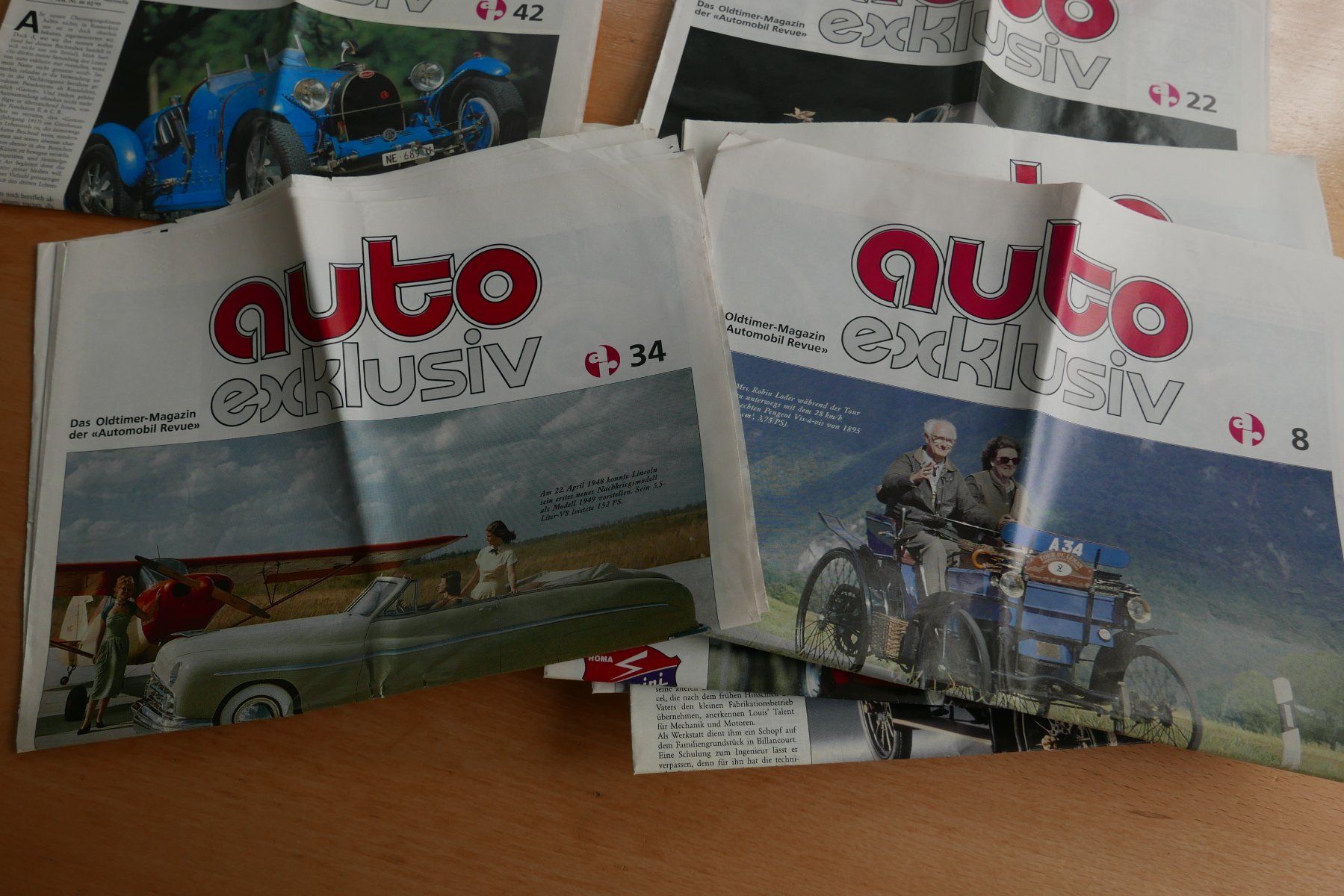 Riviste & Magazine: Auto Exklusiv Oldtimer Magazin Ausschnitte – Usato da Rotkreuz venduto da nigal