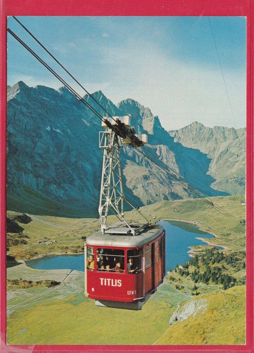 Cartoline postali: ENGELBERG, TITLISBAHN, BLICK AUF TRÜBSEE, 24.8.1973 – Usato da Oberrieden venduto da Gebirgsstelze