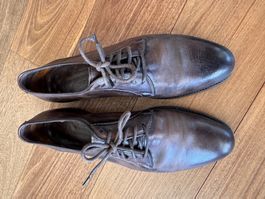 Brauner Lederhalbschuh von Sassetti