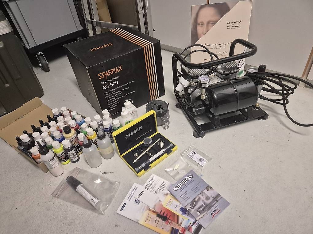 Tutti gli attrezzi: Komplette Airbrush Ausrüstung  – Usato da Uster venduto da Marc0114 3