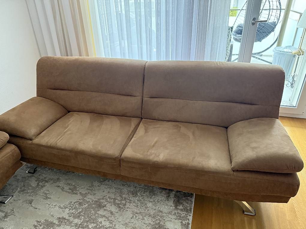 Sofas: Microvelours Sofas – D'occasion à Bern par spa_c2k7 1