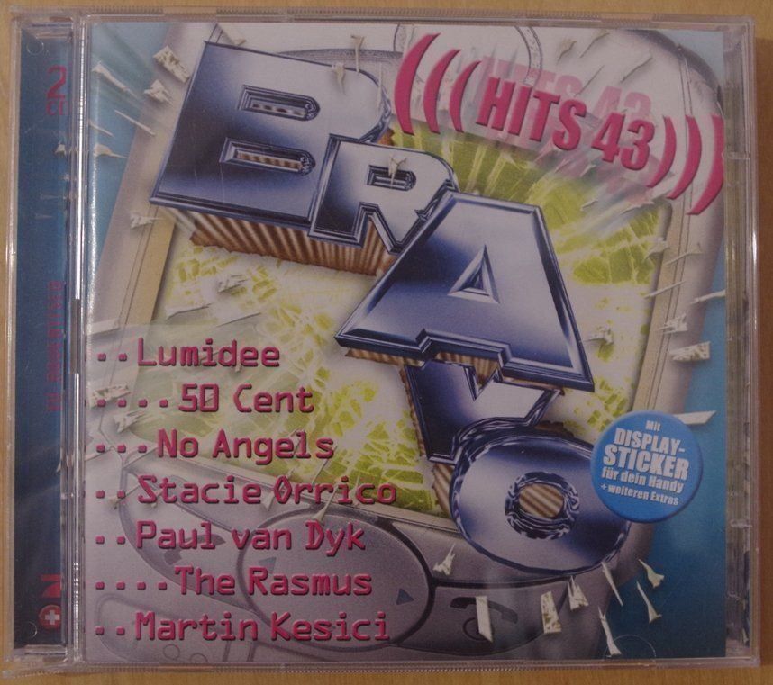 CDs: Bravo Hits 43, Doppel CD 2003, Hit Compilation, Sampler – Gebraucht aus Schönenberg TG von