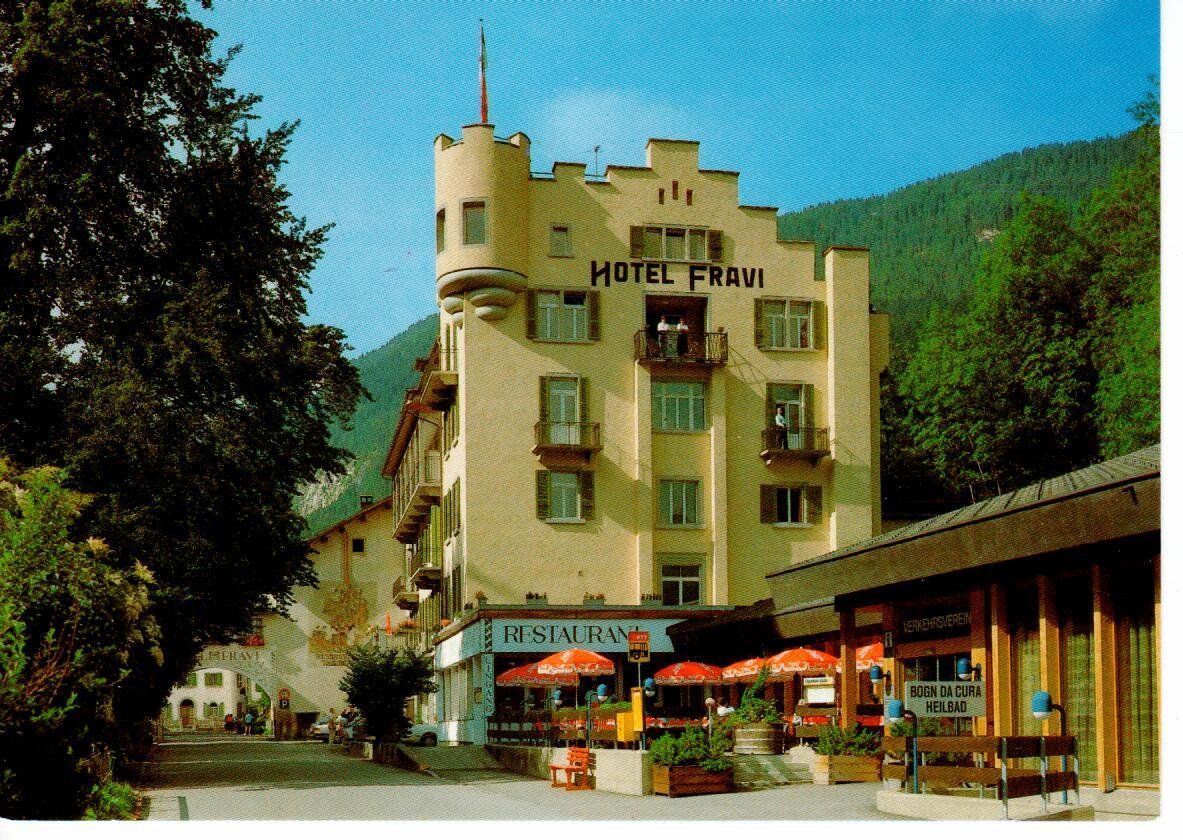 Cartoline postali: Hotel Fravi Andeer – Usato da Wolhusen venduto da Curver9