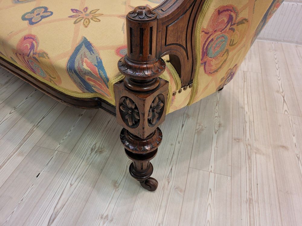 Antik Sofa Historismus, Divan Ruhebett, Rollbare Sitzbank (Gebraucht ...
