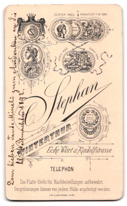 Fotografie &  Plakate: Fotografie C. Stephan, Winterthur, Junge – Gebraucht aus Berlin von bartko-reher 1