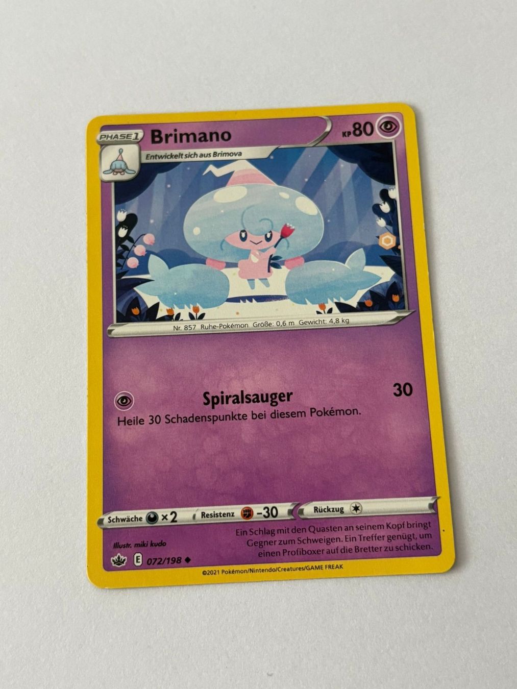 Pokémon Carte collezionabili: Pokemon-Karte Brimano 072/198 – Usato da Herisau venduto da Seyashop1