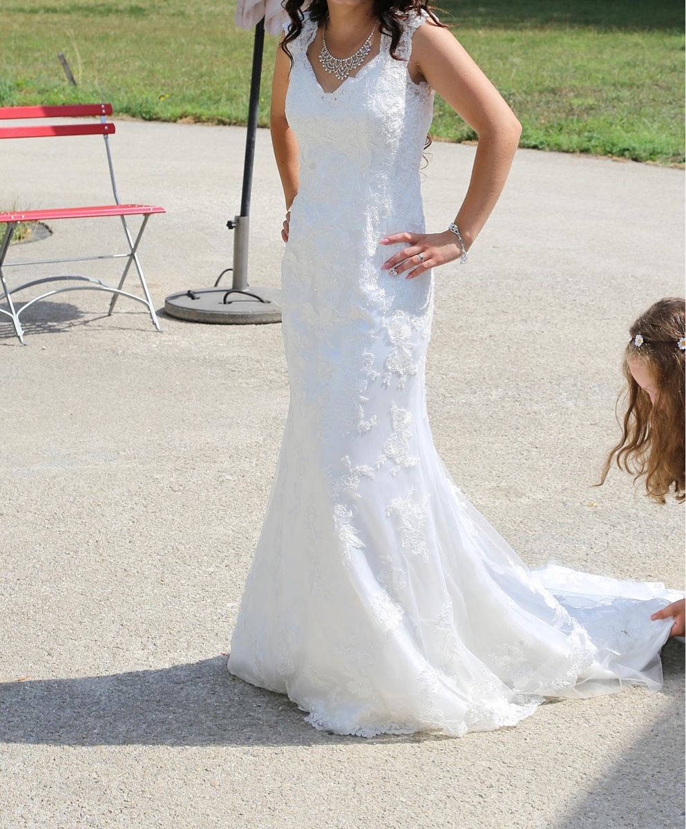 Vestiti: Hochzeitskleid Gr. 34/S – Nuovo (secondo la descrizione) da Basel venduto da Jasbue 5