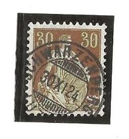SCHWARZENBERG 30.11.24 auf Zu#110 Mi#104x Vollstempel [3B1]