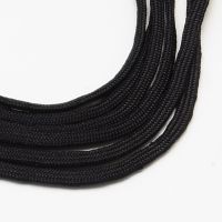 Paracord Polyester Schwarz 4-5mm / 5m