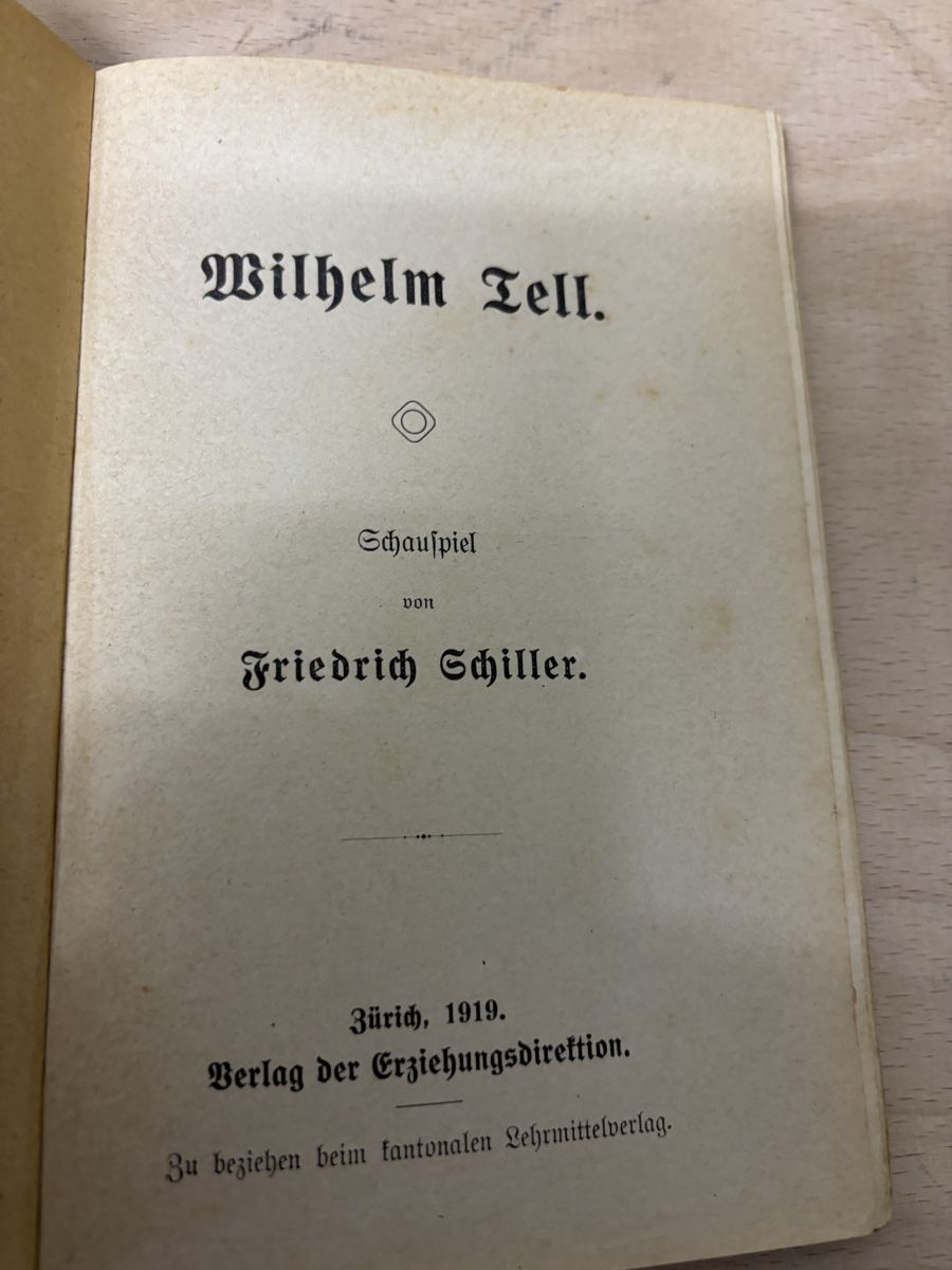 Libri: Buch Wilhelm Tell 1919 – Usato da Winterthur venduto da ral_tr8b 1