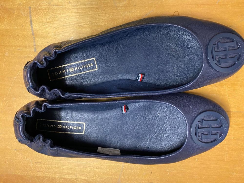 tommy hilfiger ballerina navy