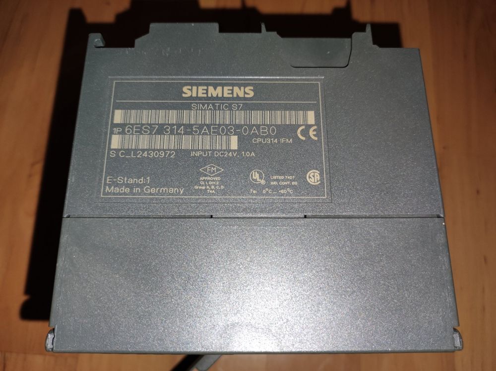 Siemens SIMATIC S7-300 CPU 314 IFM / 6ES7314-5AE03-0AB0 | Kaufen Auf ...