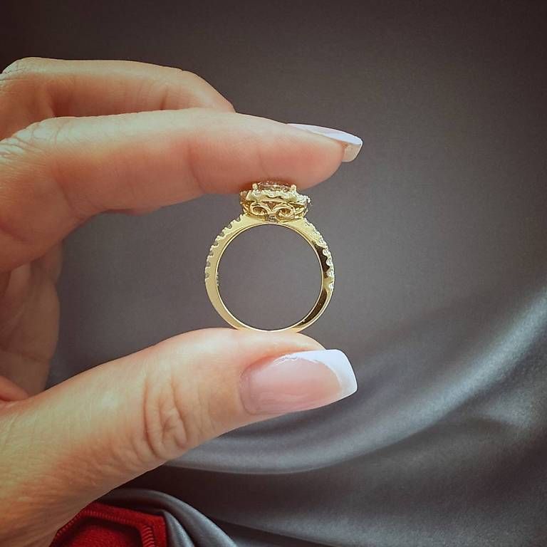 Anelli: Eleganter 2ct Moissanit Ringgröße 7 – Nuovo e nell'imballaggio originale da Thalwil venduto da han_2b8c 7
