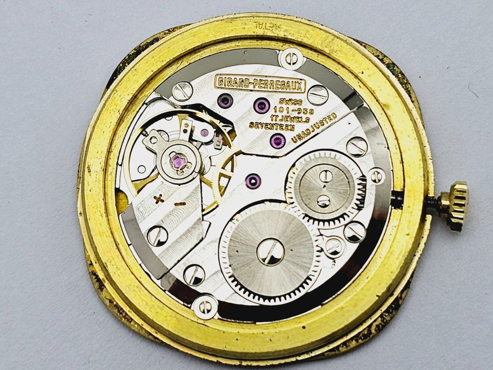 Girard Perregaux 101 958 Uhrwerk mit Zifferblatt Handaufzug