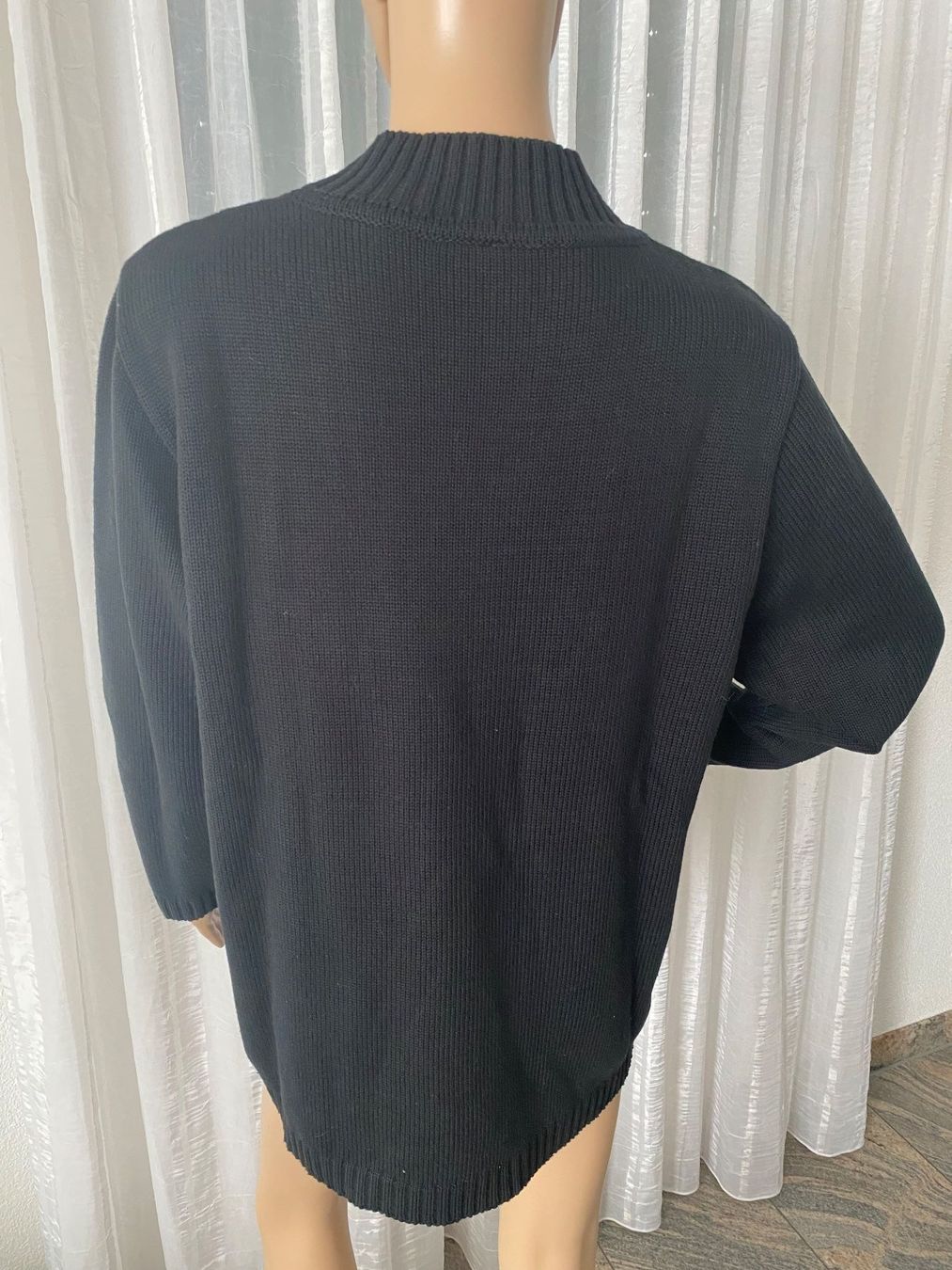 Pullover & Sweatshirts: Extravaganter seltener RHOMBEN Pullover, nero/beige, 44/46 – Neu (gemäss Beschreibung) aus Winkel von ferrari2022 6