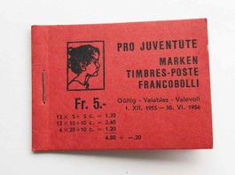 Pro Juventute 1955 Markenheft Nr.4 **