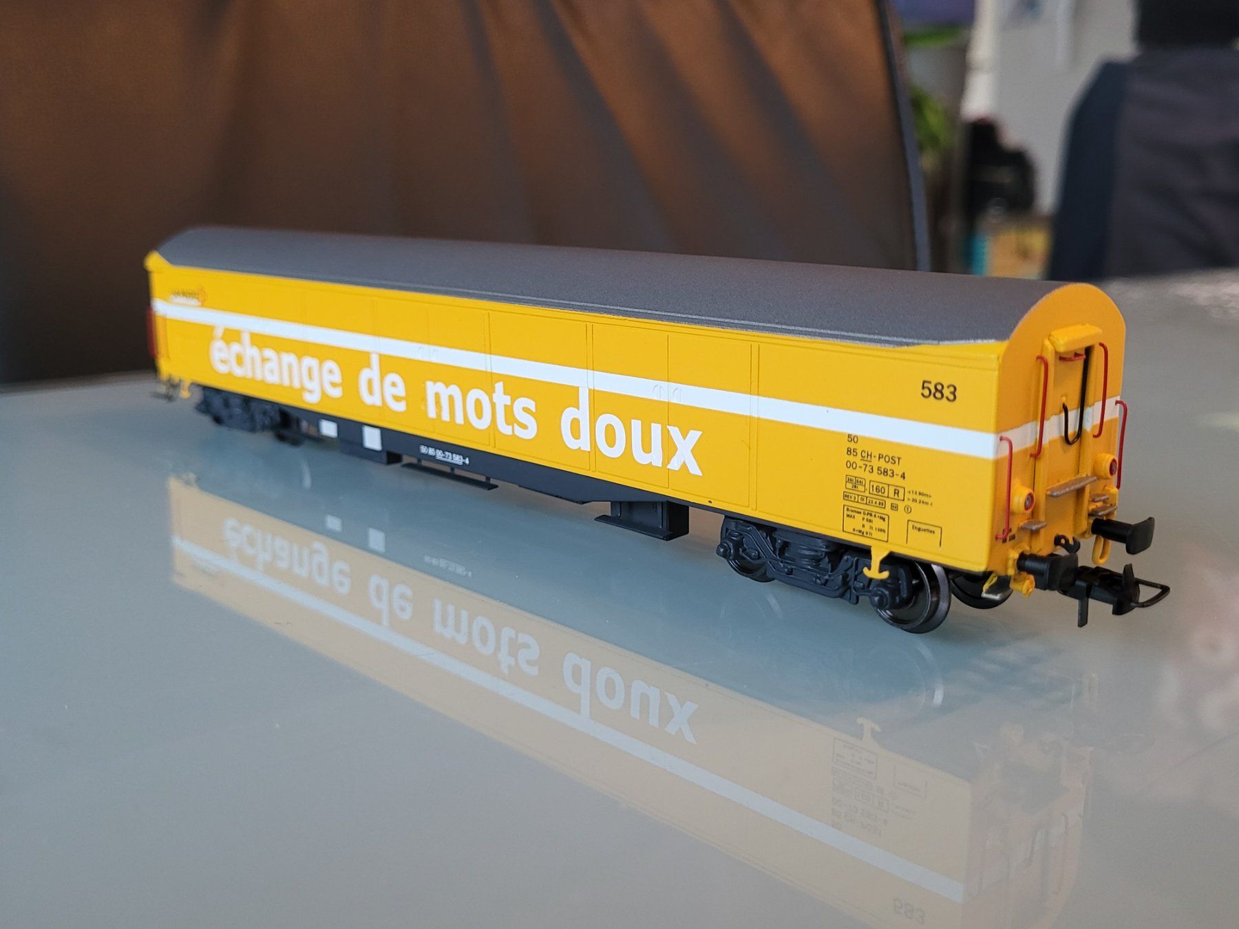 Modellini di ferrovie: H0 SIGG Modell SBB PTT Postwagen NEU ! – Nuovo e nell'imballaggio originale da Oberburg venduto da sensetal 1