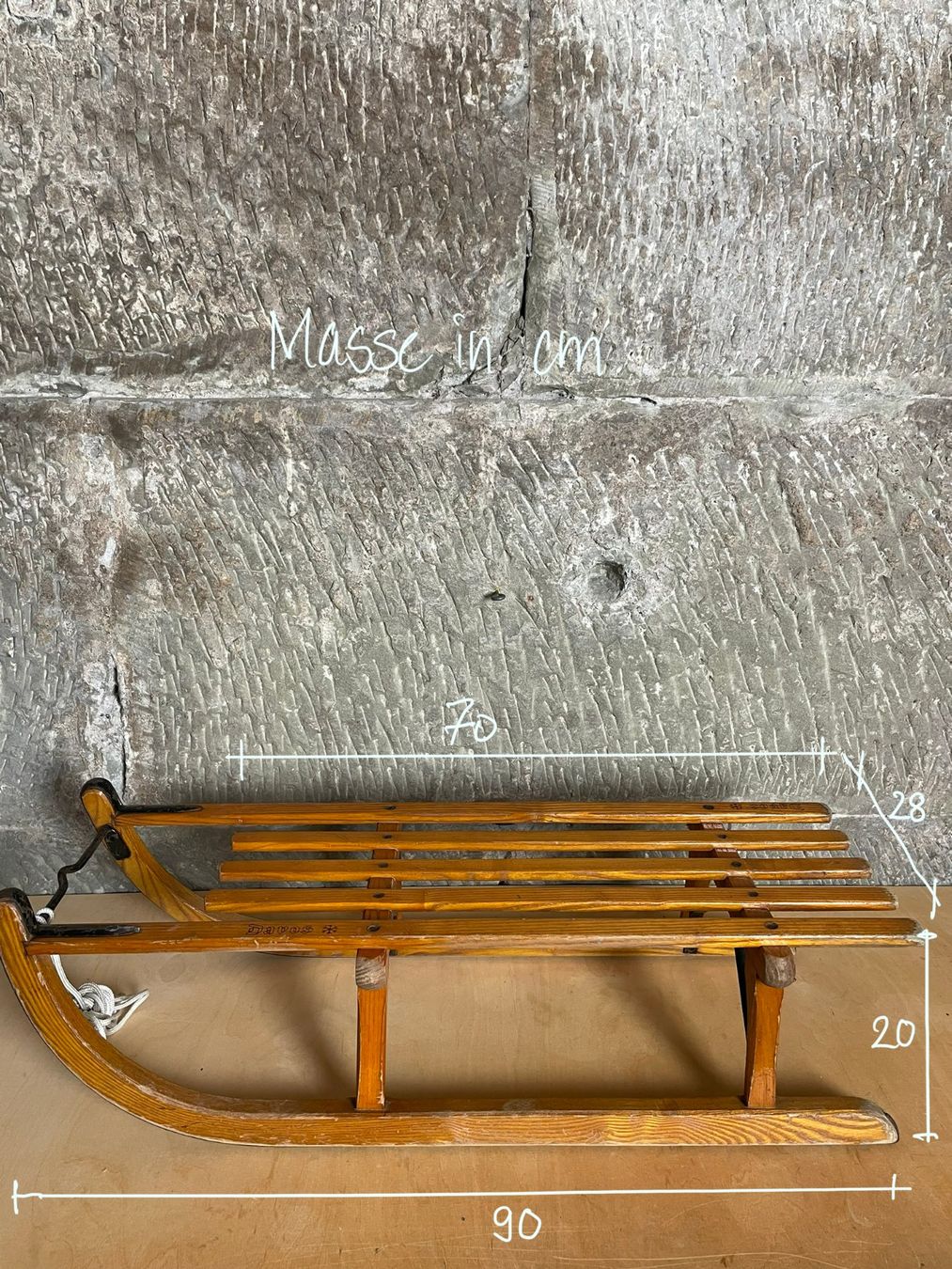 Luge: Bigla Holzschlitten Davos – D'occasion à Bern par respublica