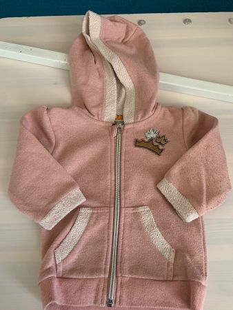 Pullover mit Glitzer 74