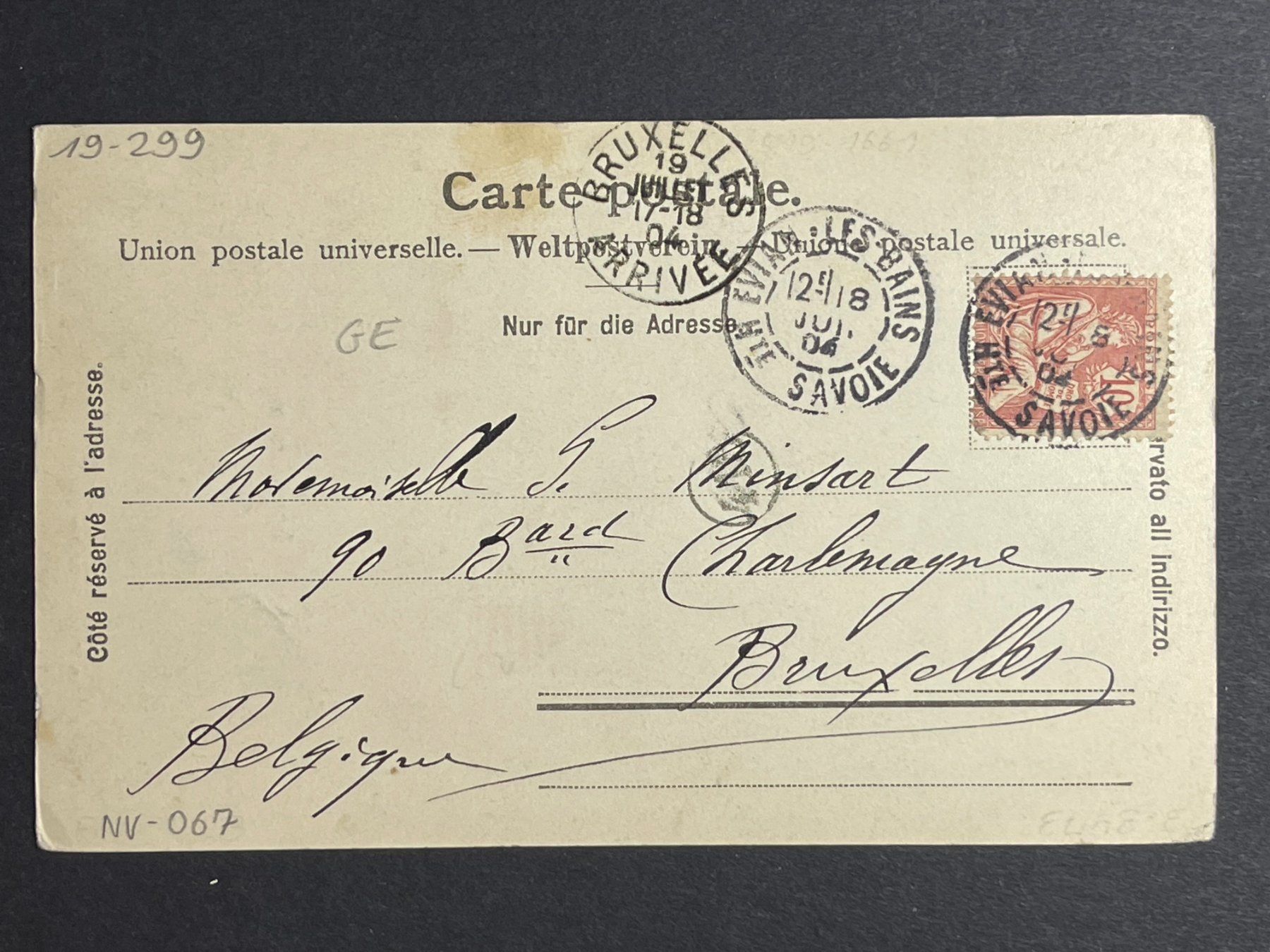 Cartoline postali: Genfersee - 1904 – Usato da Steg VS venduto da _vinci_ 1
