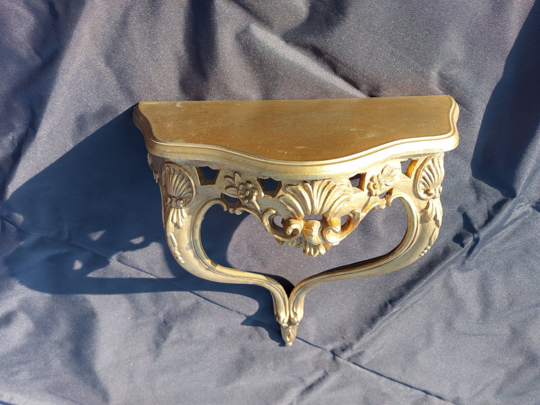 Supporti a parete: Wandhalterung / Podest goldfarbig 44cm – Nuovo (secondo la descrizione) da Ottikon venduto da nag-champa77 1
