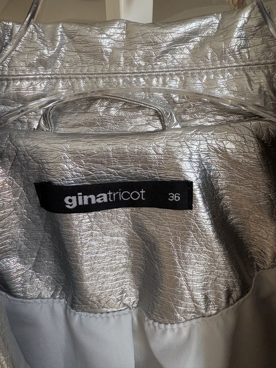 Giacche: Oversized Blazer Kunstleder silber – Usato da Zürich venduto da viv_nevi 4