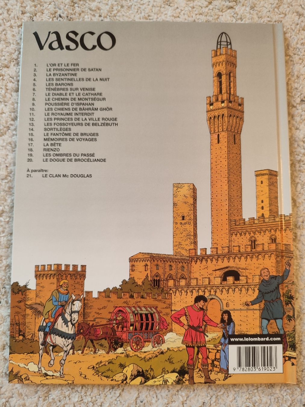 Fumetti: Vasco T20 - Le Dogue de Broceliande - EO - TBE – Usato da Bougy-Villars venduto da Vogue 2