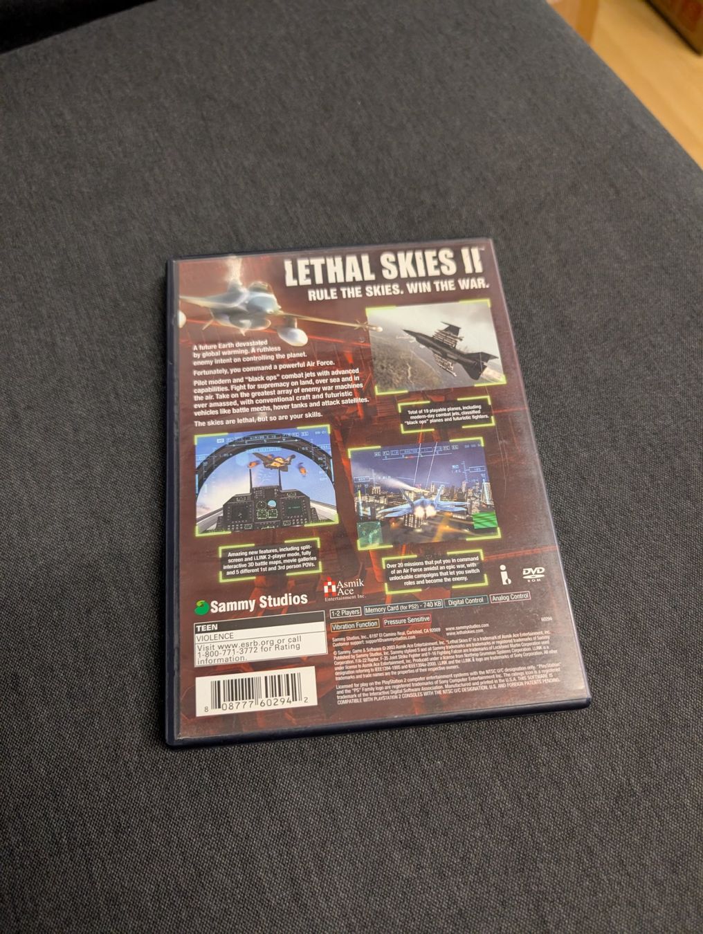 Giochi: Lethal skies NTSC/USA Sony playstation 2 – Usato da Giubiasco venduto da Ticinerd 1