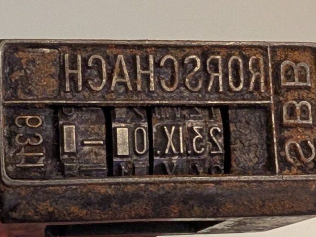 Tampons: historischer SBB Datum Stempel "Rorschach" mit Holzgriff – D'occasion à Mönchaltorf par Blechfreund 2