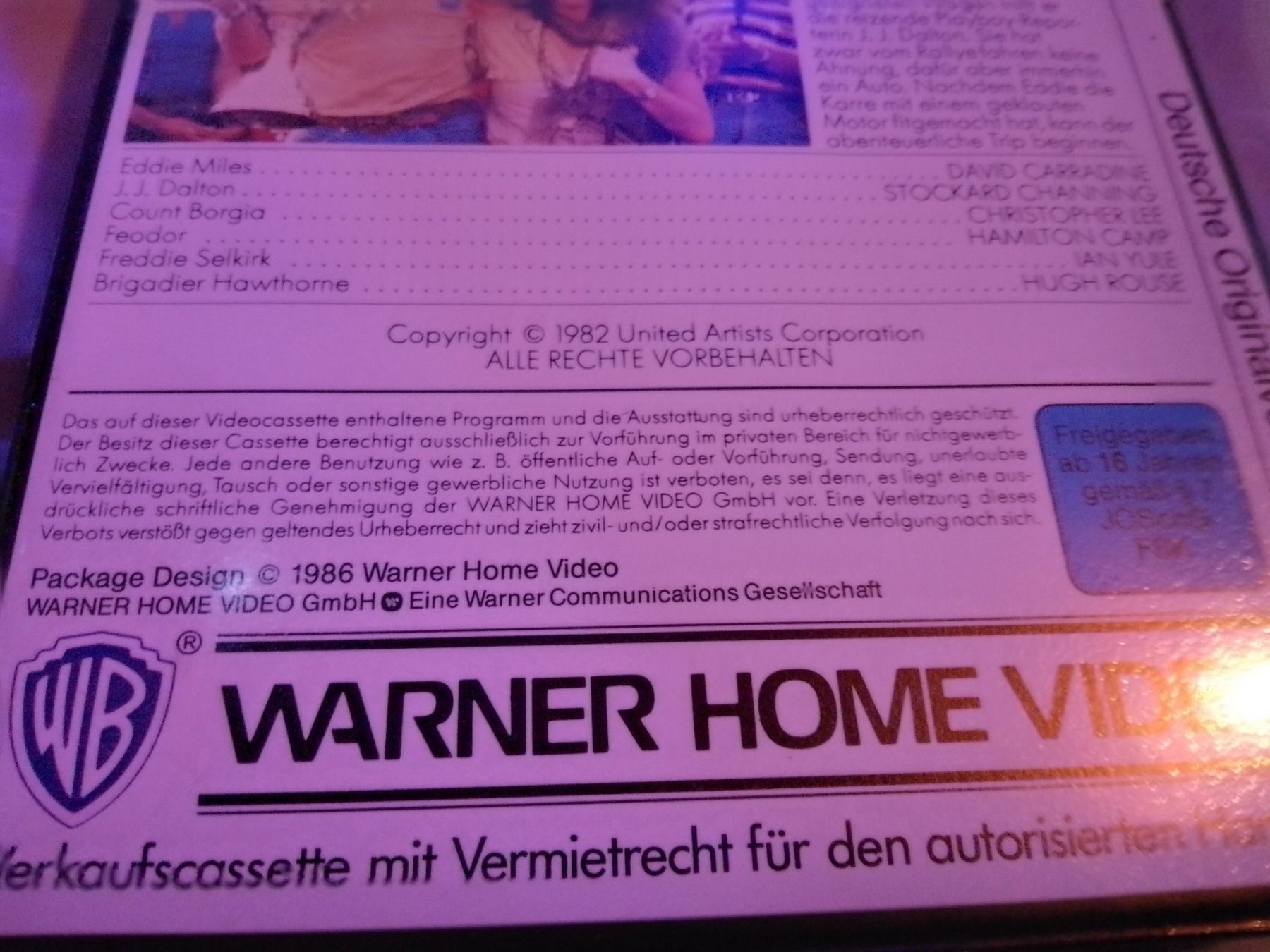 Tutti i VHS: Safari 3000 mit Christopher Lee + David Carradine VHS – Usato da Remetschwil venduto da Privatflohmi 1